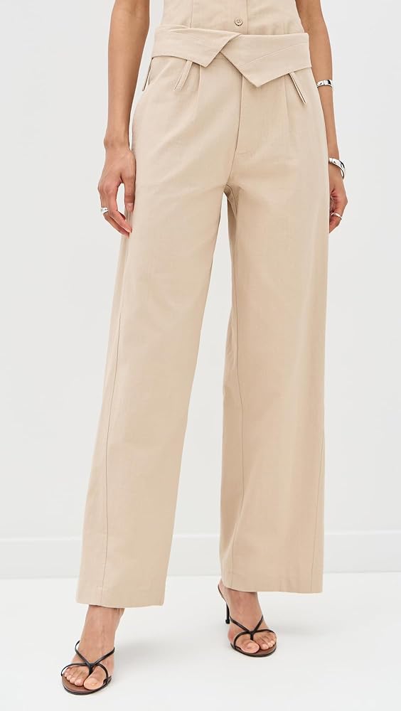 Lioness Women's Flourish Pants, Deep Wheat, Tan, XXS at